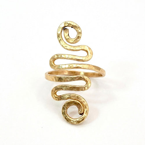 טבעת גולדפילד מפותלת פולה