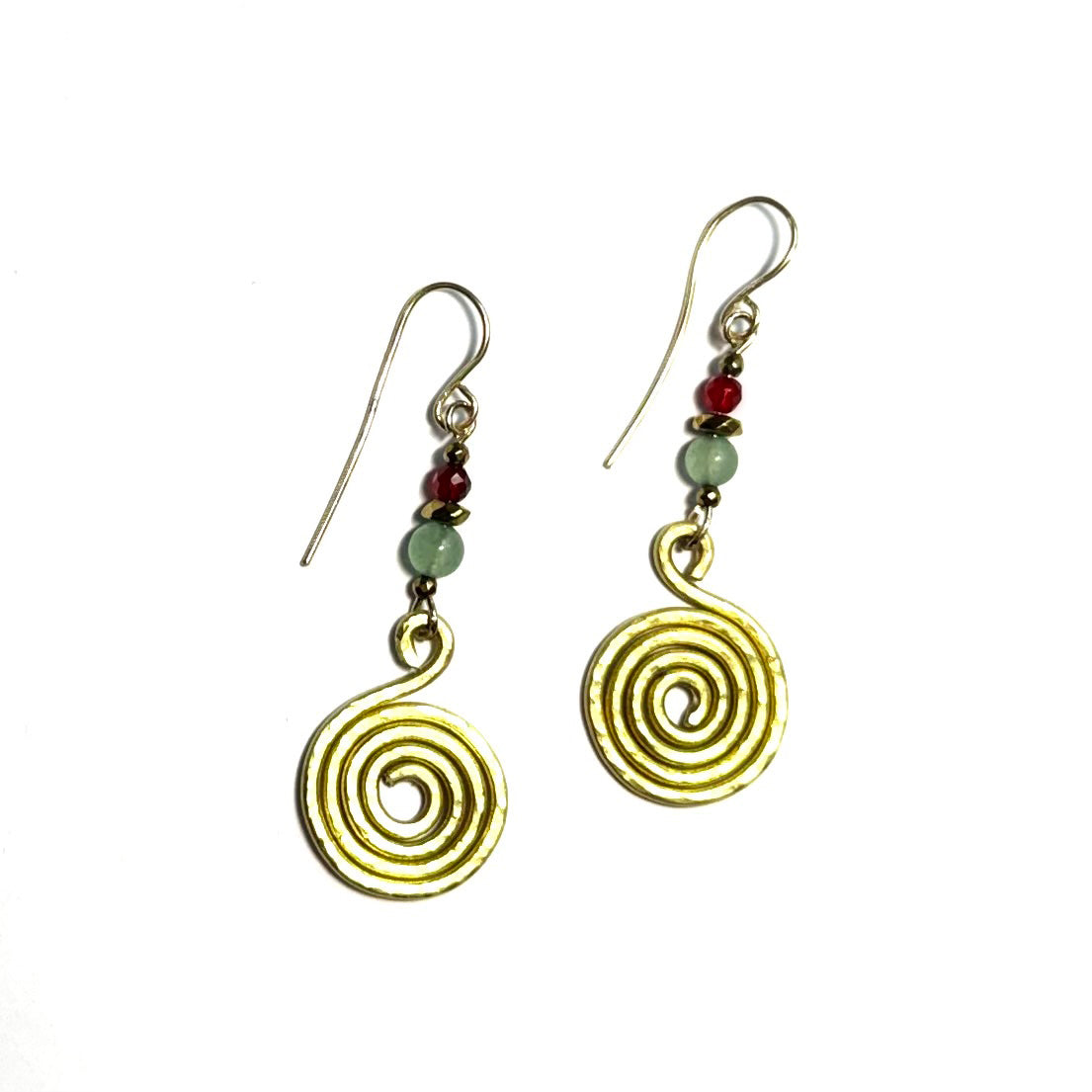 עגילי ספירלה מאת שירז פלד